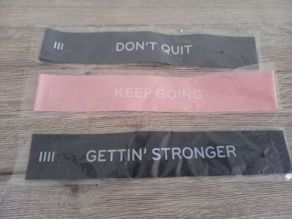 Gumy do ćwiczeń nowe