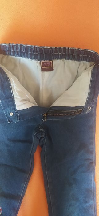 Джинсы детские утеплённые на рост 122-128 см