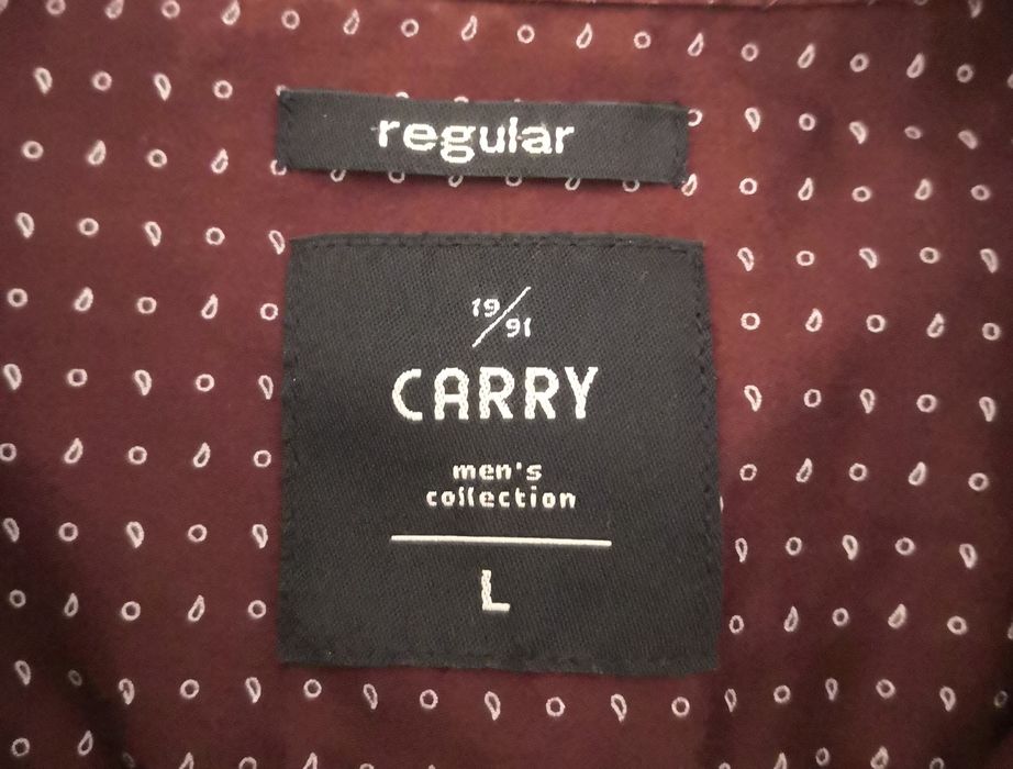 Koszula męska CARRY, rozmiar L, długi rękaw