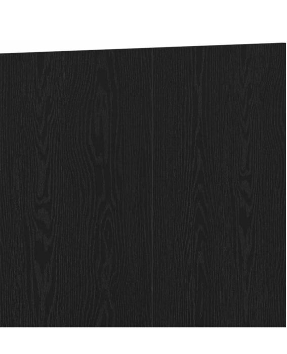 Cabeceira de cama preta 160 cm x 80 cm x 1.5 cm