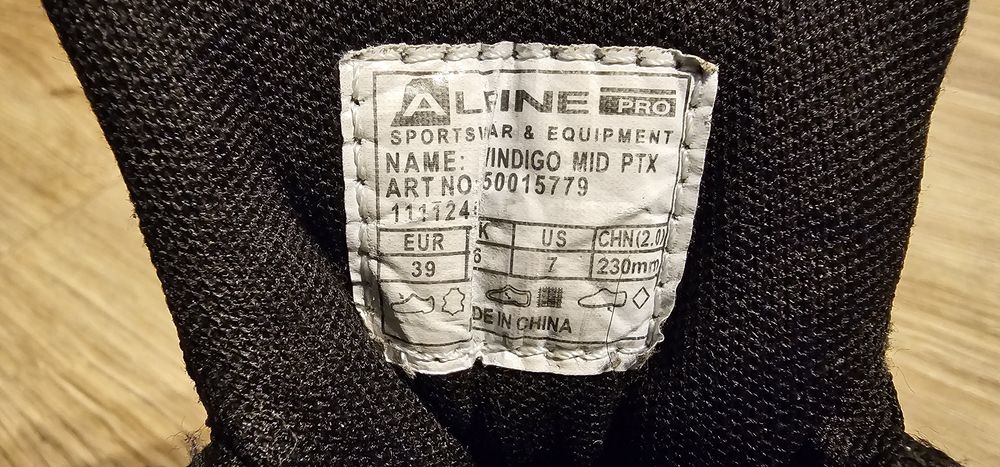 Alpine buty skórzane rozmiar 39 wkładka 25,5cm używane