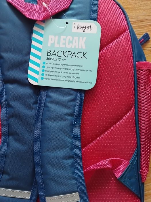 Plecak Backpack szkolny. Nowy