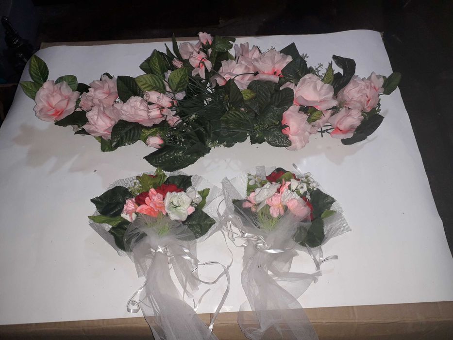 Набор украшений для свадебных автомобилей б/у.