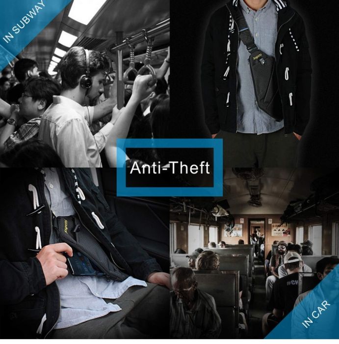 Anti-theft bag.64285153783170123