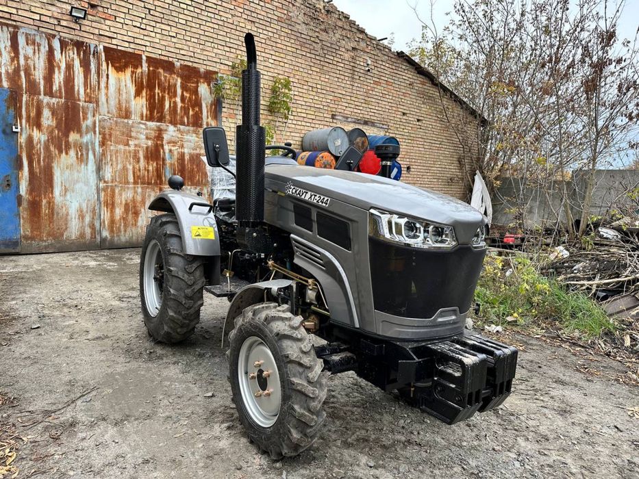Мiнiтрактор Скаут XT 244 (3*1)(сiрий) доставка до дверей безкоштовна