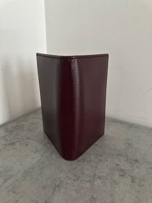 Кредитниця портмоне чоловіче бордове коричневе шкіряне Ettinger London