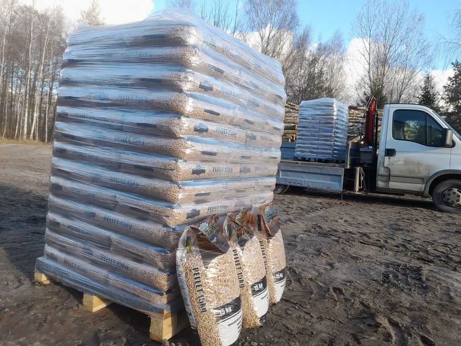 Pellet TARSKOL Pelet Drzewny POLSKI JASNY Jakość PREMIUM sosna100%
