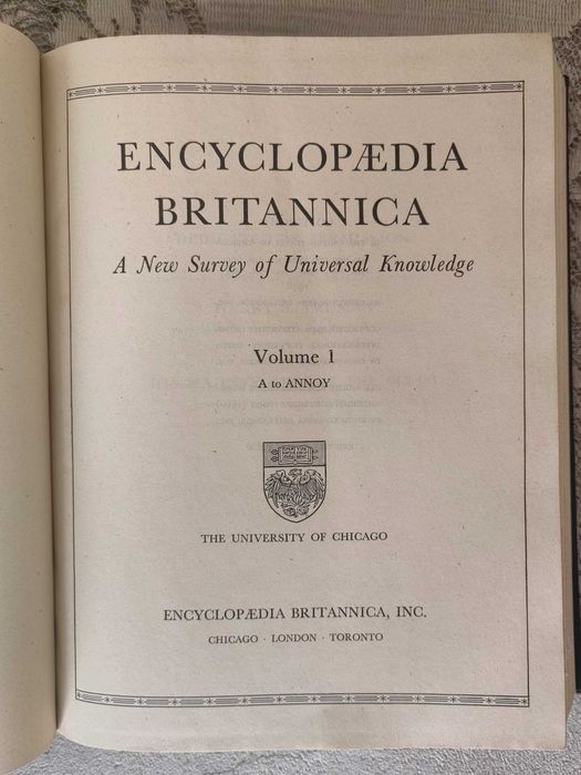 Encyclopedia Britannica (20 volumes)