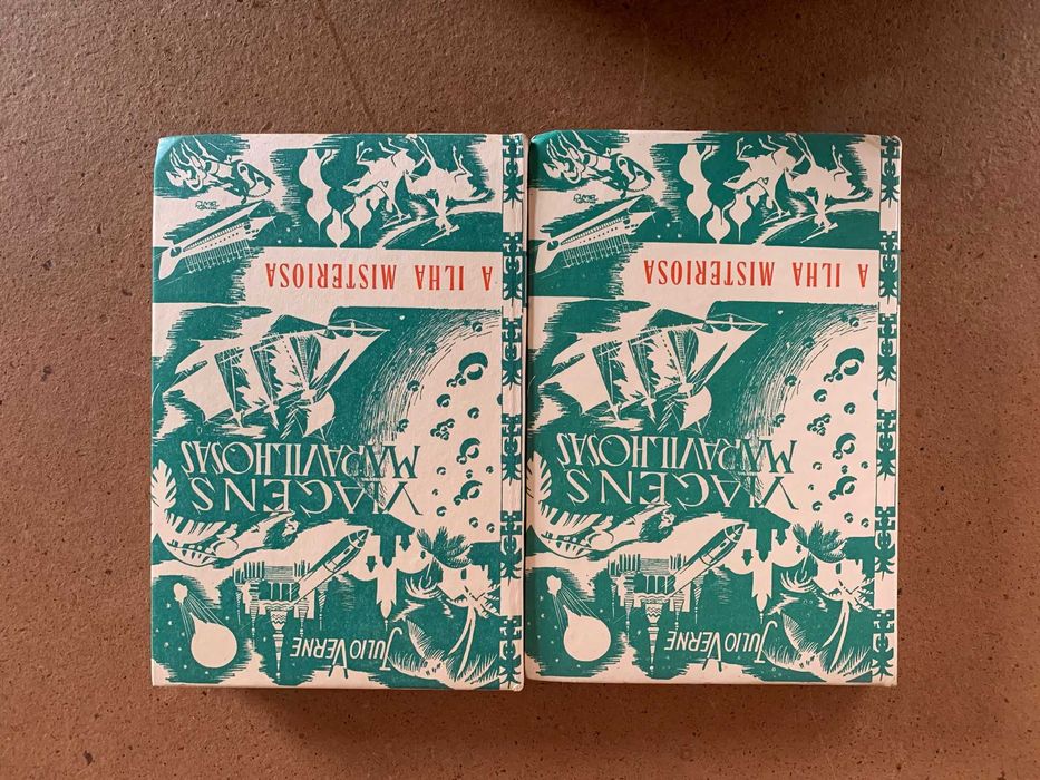 A Ilha Misteriosa - 2 Volumes - Julio Verne