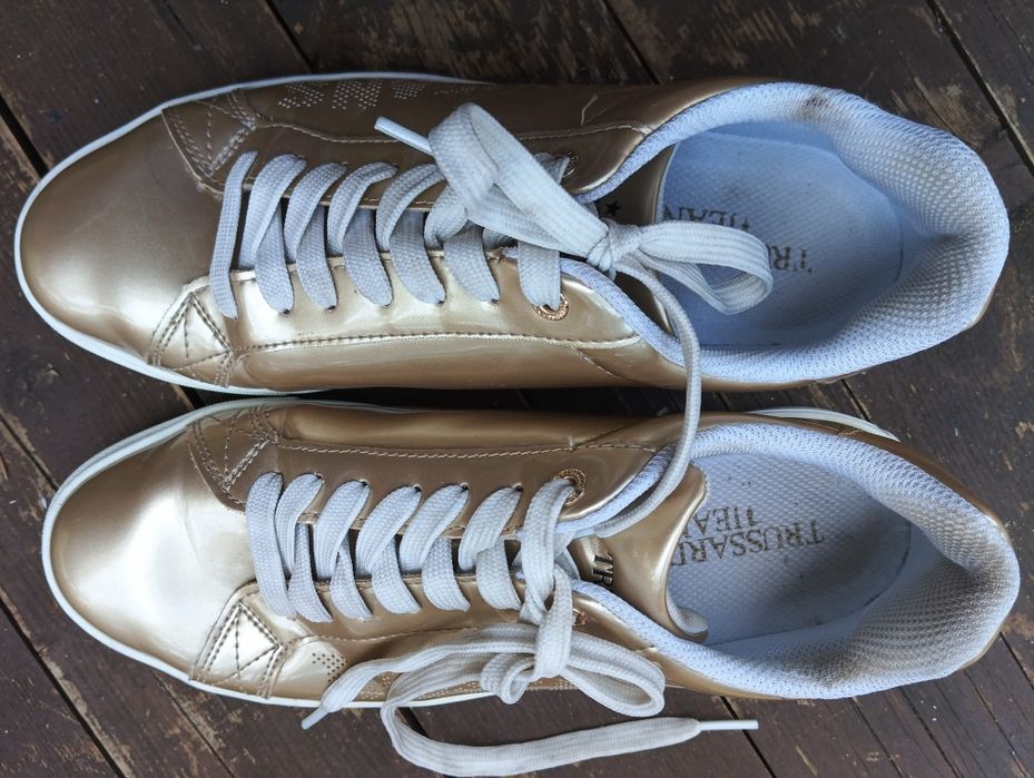 Sneakersy Tussardi Jeans 41 gold
