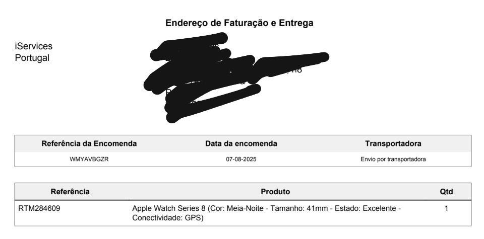 Apple Watch série 8