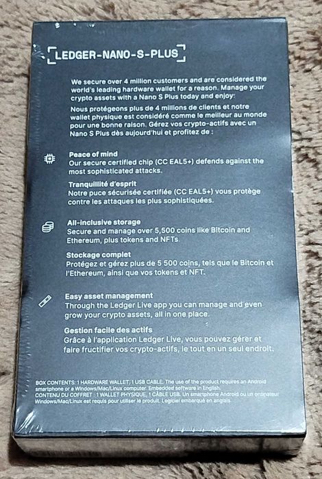 Ledger Nano S Plus – Nova e Selada435647817208965122