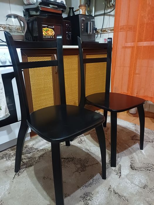 Стільці 6 шт натуральне дерево