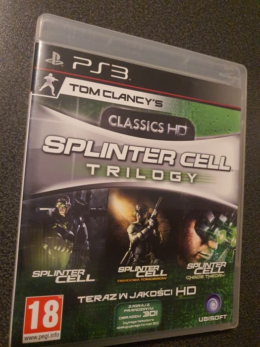 Tom Clancy's HD Splinter Cell TRILOGY trylogia Gier akcji Ps3 3