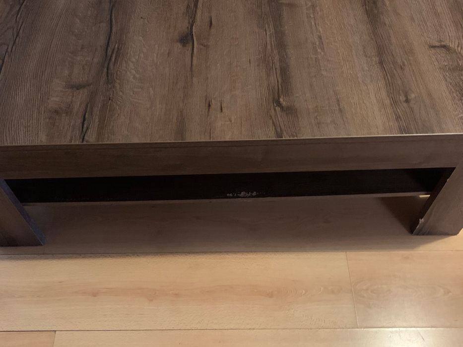 Conjunto sala estar lacjum (móvel tv + cristaleira + mesa centro)