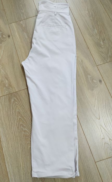 Massimo Dutty,пудровые брюки- чинос.весенние штаны с высокой посадкой.