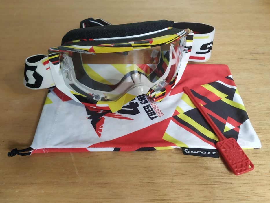 Óculos Motocross Enduro Scott Hustle Signature Trey Canard