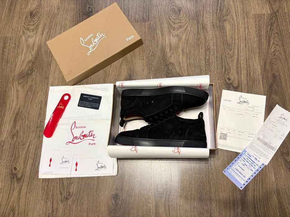 Кросівки Christian Louboutin Louis Junior Black | Оригінал | Нові | EU