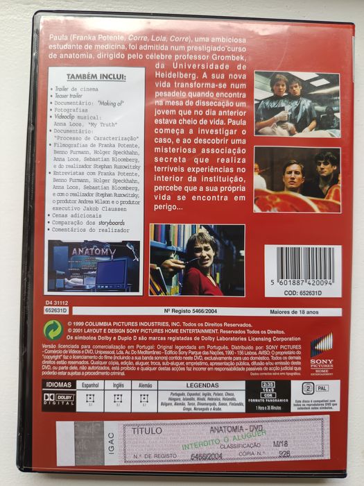 DVD anatomia ( original)