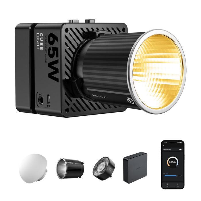 Ulanzi EC65 65W Portable Bi-Color LED Відеосвітло лампа як Godox SL60