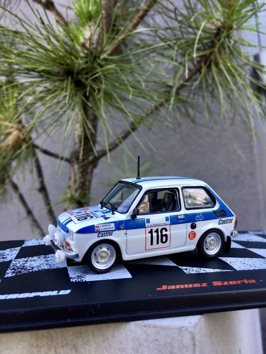 FIAT 126P rajdowy-auta PRL,model,rally cars,autka,kolekcja