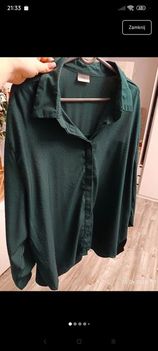 Ciemnozielona koszula