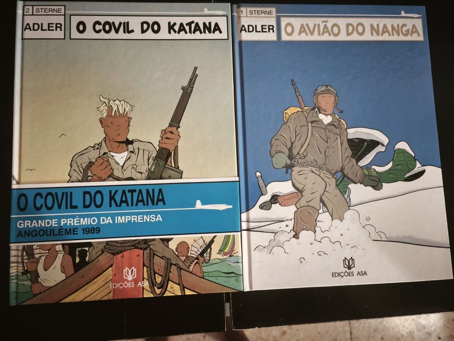 Livros BD capa dura Sterne Adler e Milo Manara