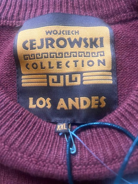 Sweter męski półgolf wełniany
