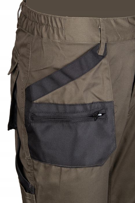 Spodnie Robocze Brixton Practical Khaki R. 48 Krótkie / Długie