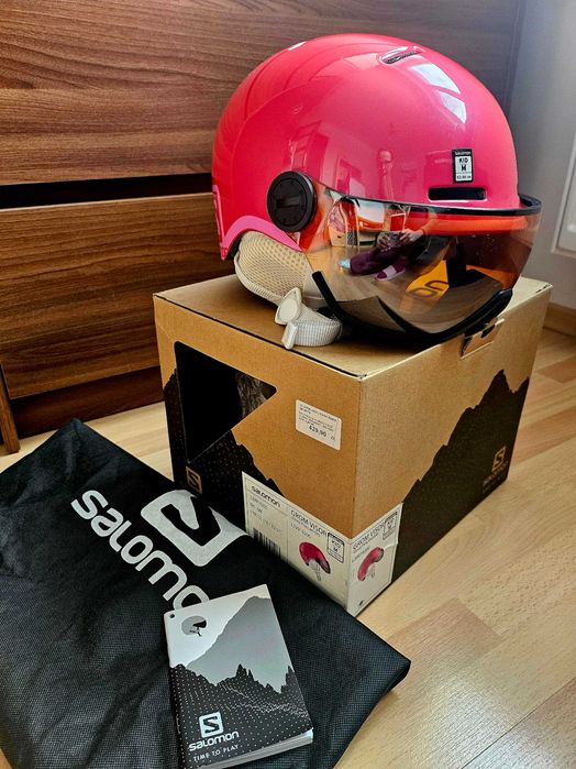 Kask narciarski Salomon dziewczęcy rozmiar M kids 53-56