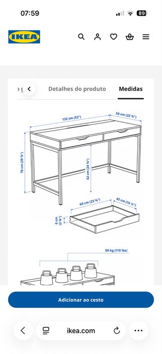 Secretaria verde Ikea