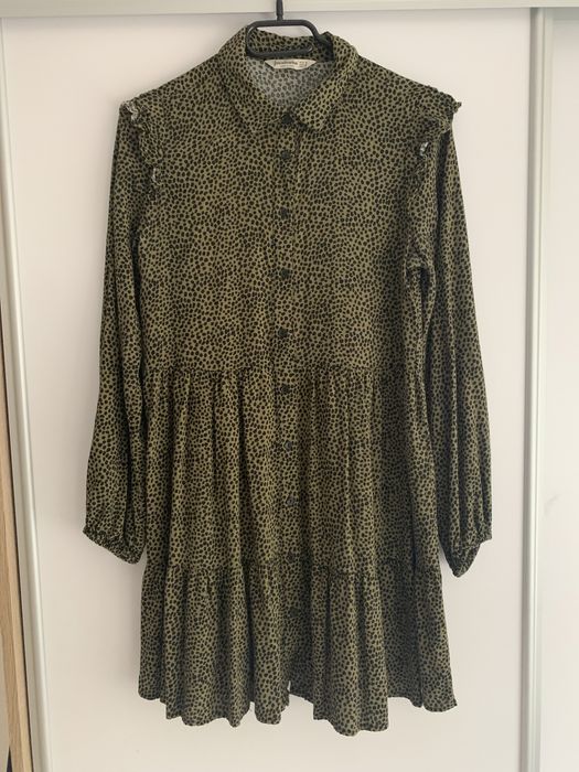 Sukienka mini z długim rękawem 38 M stradivarius