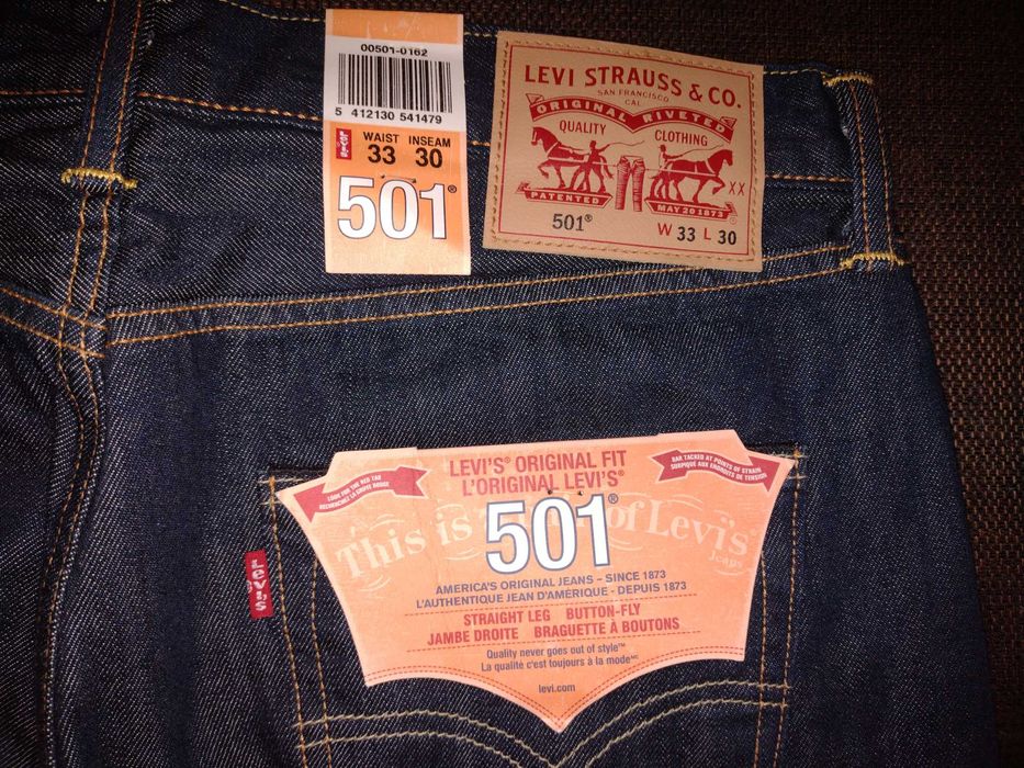 Nowe Spodnie Levi's 501 W33 L30