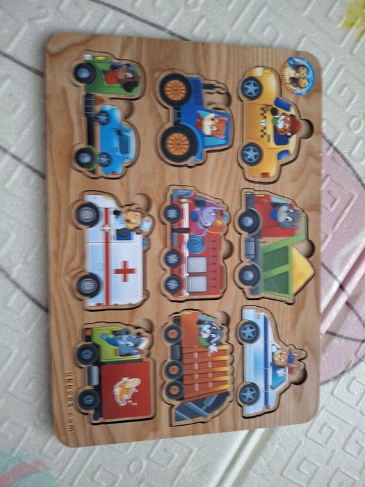 Пазли вкладиші дерев'яні. Ціна за шт