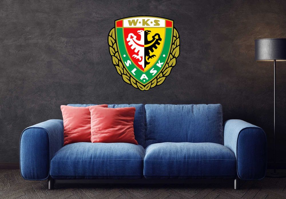 Śląsk Wrocław na ścianę do domu prezent na święta dla chłopaka męża