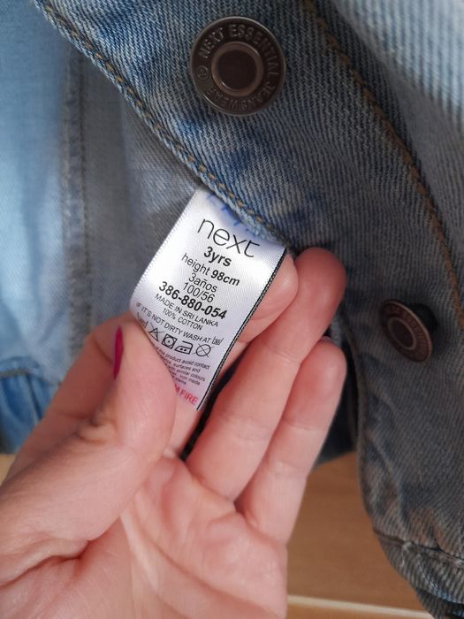 Kurtka jeansowa Next roz 98!