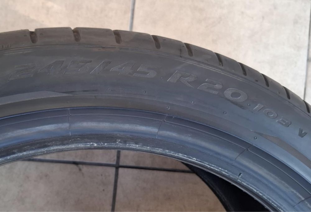 4x Opony Letnie Pirelli P-zero PZ4 245/45R20 VOL 4x7 mm  Super Stan