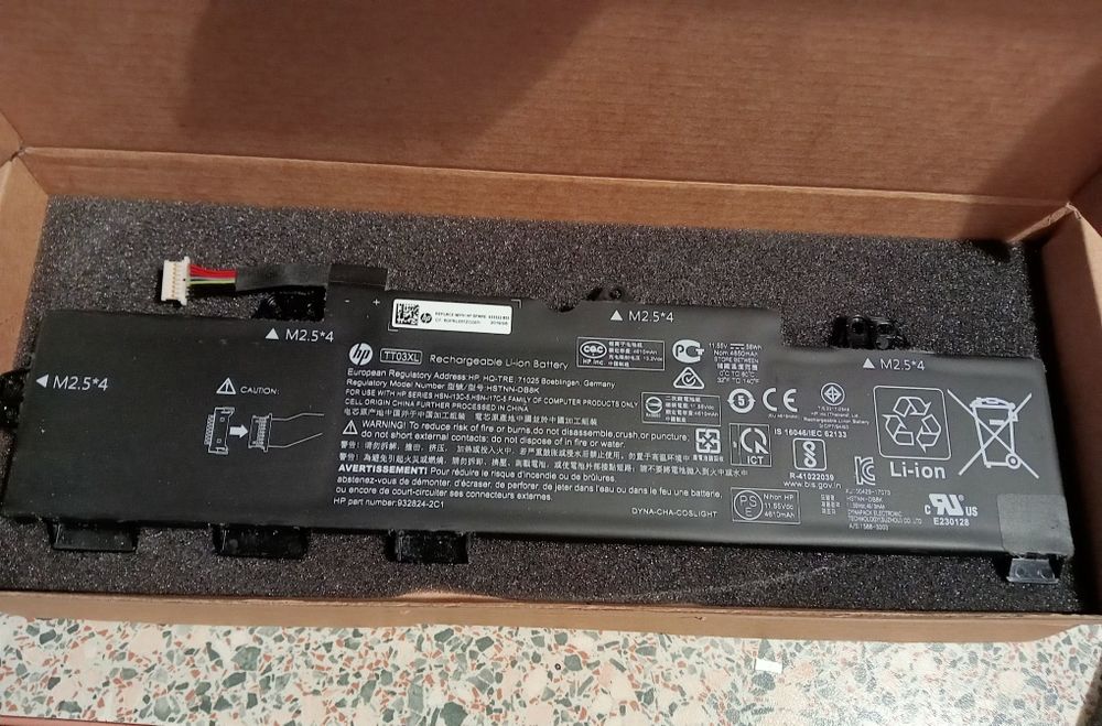 АКБ PowerPlant для ноутбука HP EliteBook 850 G5 (TT03XL) 11.55V 4850mAh NB462131