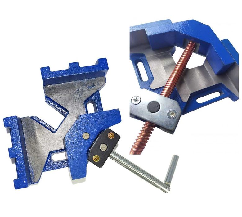 Imadło kątowe stalowe regulowane 0–60 mm