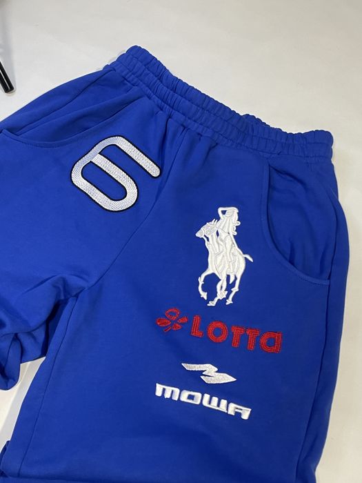Штани спортивні Mowalola Ralph Lauren синій колір М-Л нові з бірками