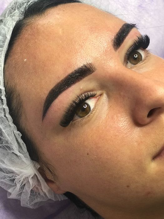Перманент бровей/Наращивание ресниц Оформление бровей
