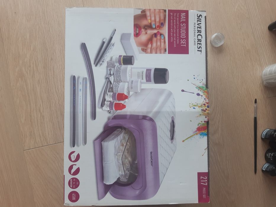 58 Lakierów + Lampa UV/LED + akcesoria, Zestaw do Paznokci Hybrydowych