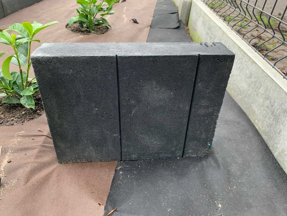 Obrzeże palisada grafit 8x28x48