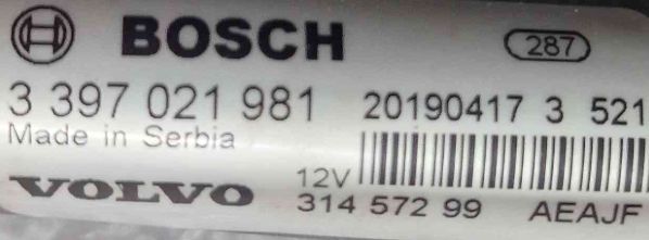 Motor Limpa Vidros Frente VOLVO XC40 (536) ano 2020