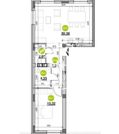 2-rooms apartment apartment by the address st. Rudnenska (area 61 m²) - Atlanta.ua - photo 10