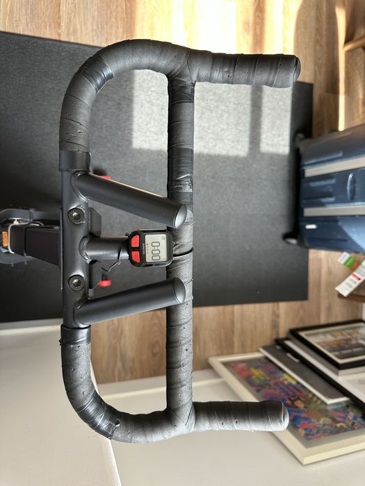Bicicleta Spinning Domyos Biking 100 + pedais de encaixe + tapete 1x2 m