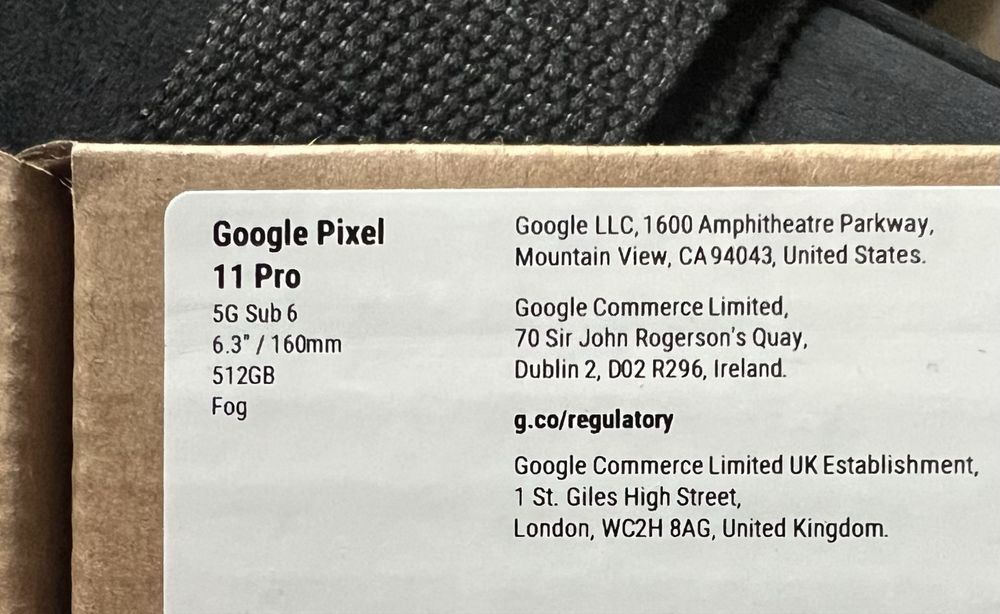 Google Pixel 11 Pro Brand New