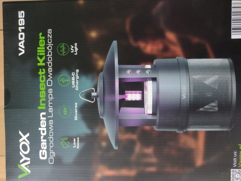 Ogrodowa lampa owadobójcza