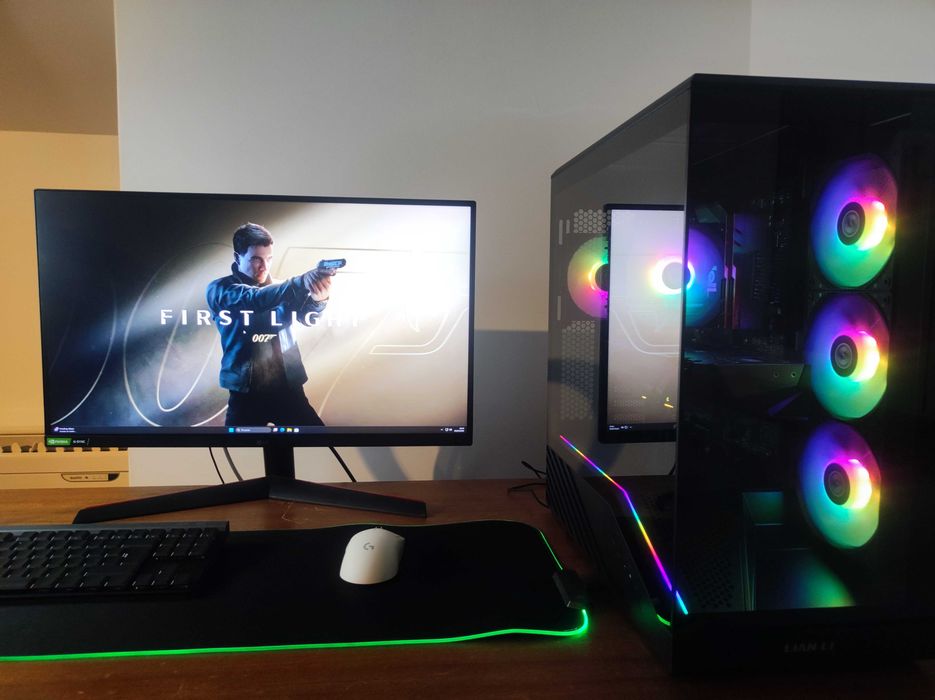 PC Gaming Ryzen 5500X3D • RTX 3080 • 16GB 3600MHz • 1TB SSD • ARGB • Lian Li