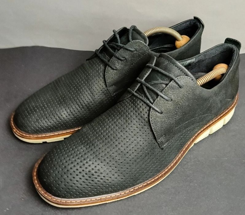 Ecco półbuty męskie r. 43 lekka podeszwa skóra naturalna!